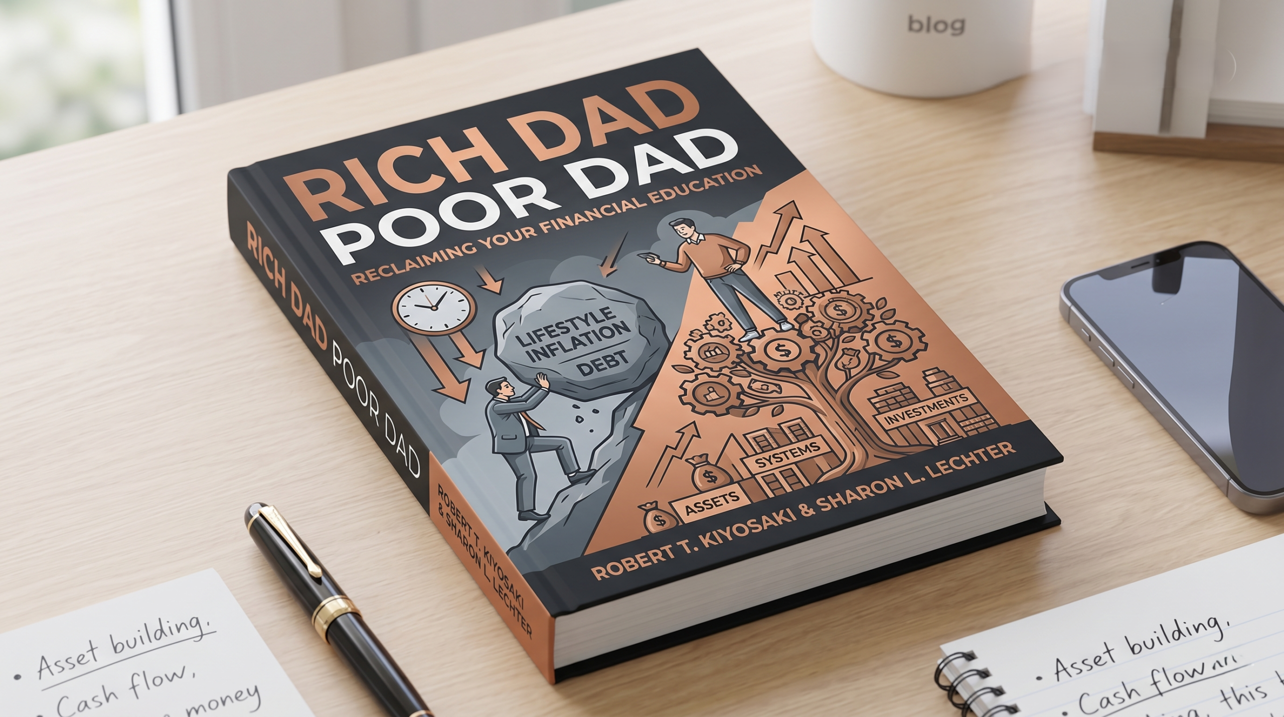 Rich Dad Poor Dad Review: The Book That Starts the Money Conversation gemini generated image lqhyu1lqhyu1lqhy