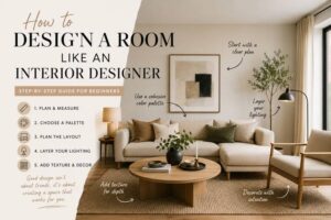 How to Design a Room Like an Interior Designer: A Beginner’s Guide